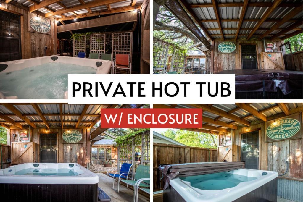 Pet Friendly! Hot Tub, 2Mins From Main, Fire Pit Villa Fredericksburg Exterior photo